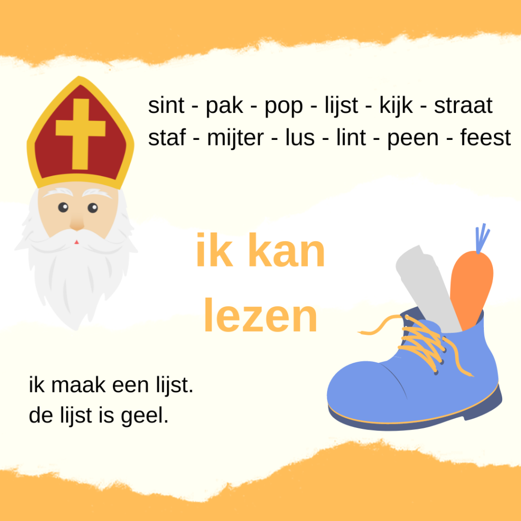 Leesblad Thema Sinterklaas In Mijn Klas