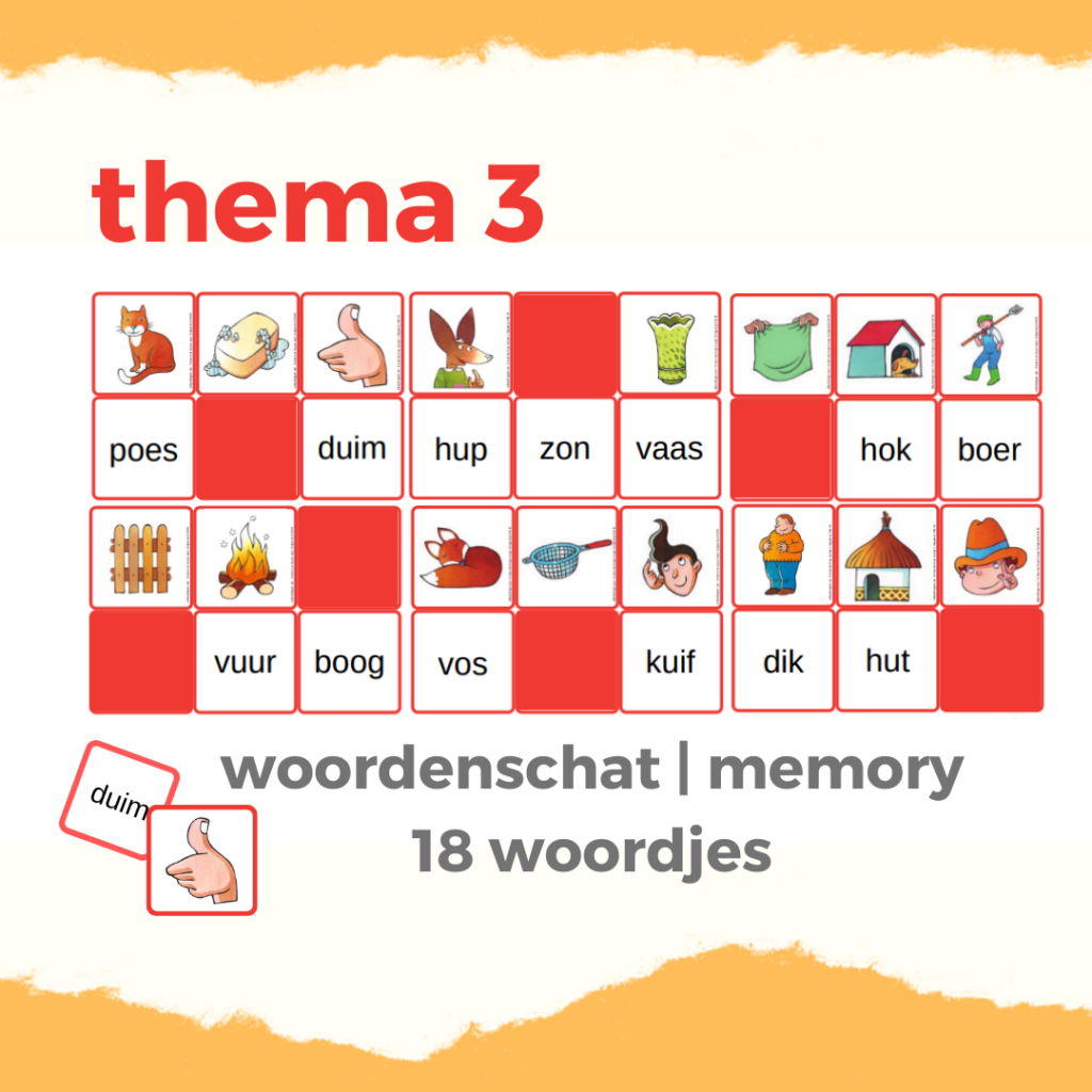 Thema 3: Woordenschat – In Mijn Klas